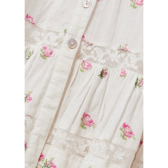 Loveshack fancy the avin pink potion dress size 6 - Picture 4 of 16